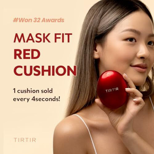 Tirtir Mask Fit Red Cushion Make Up SPF40 21n Ivory 4.5gr