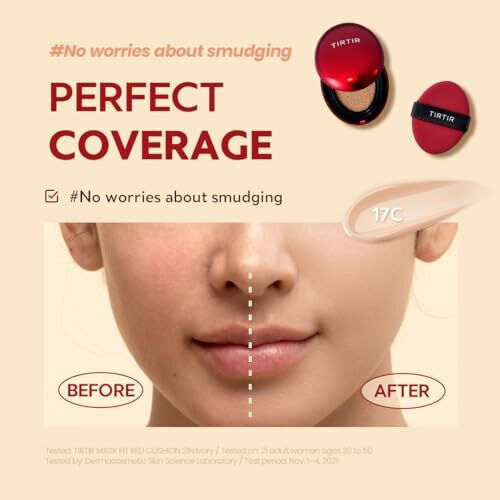 Tirtir Mask Fit Red Cushion Make Up SPF40 21n Ivory 4.5gr