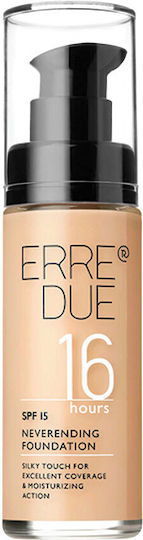 Erre Due Neverending 16H Liquid Foundation SPF15 503.00 Toasted Nut 30ml