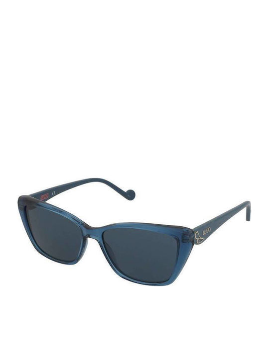 Liu Jo Unisex Sunglasses with Blue Frame and Blue Lens