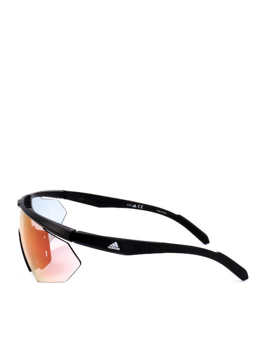 adidas Men's Sunglasses with Black Plastic Frame SP0015 01C