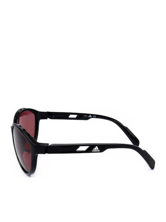 adidas Women's Sunglasses with Black Plastic Frame SP0012 01Y