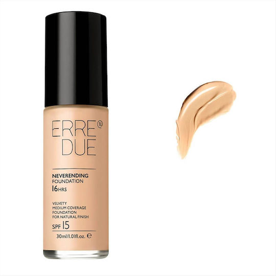Erre Due Neverending 16H Liquid Make Up SPF15 08 Sun Kissed 30ml