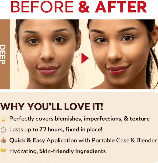 Tirtir Mask Fit Red Cushion Foundation SPF40 15c Fair Porcelain 18gr