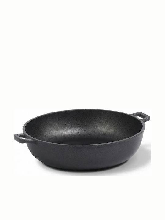 De Buyer Уок от Чугун с Незалепващо Покритие 36cm