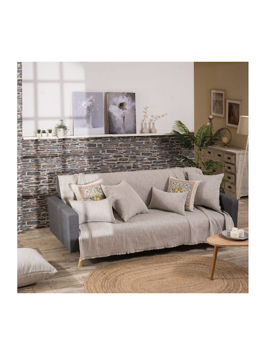Teoran Lecce Ριχτάρι Πολυθρόνας Chenille 180x150εκ. Lecce