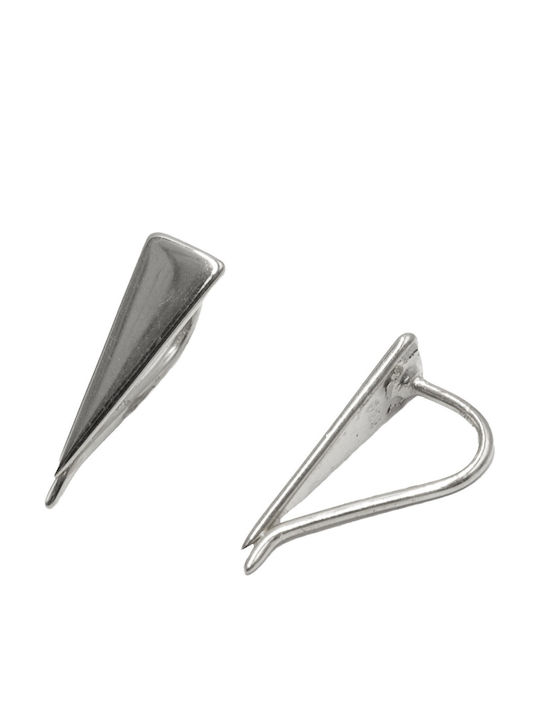 Poco Loco Σκουλαρίκια Ear Climbers από Ασήμι με Πέτρες Poco Loco Σκουλαρίκια Ear Climbers από Ασήμι με Πέτρες