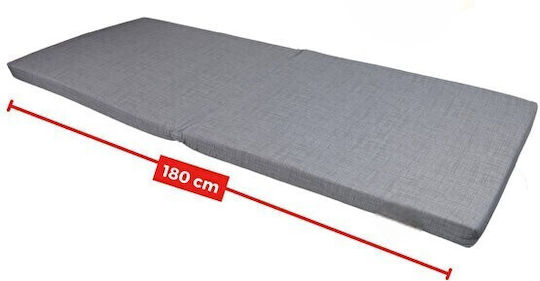 Foldable Floor Guest Mattress Gray 70x180x6cm