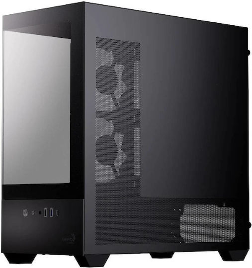 Aerocool P300D Digi-G-BK-v1 Gaming Mini Tower Carcasă PC cu Deschidere Laterală Neagră