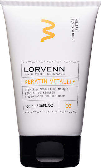 Lorvenn Keratin Vitality Repair & Energy Hair Mask for Repairing with Keratin 100ml