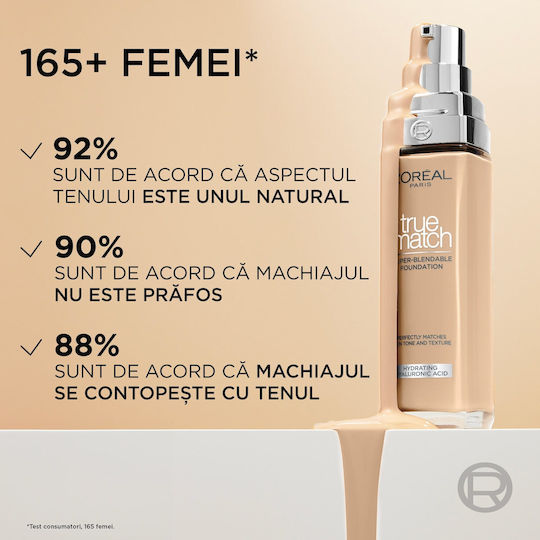 L'Oreal Paris Accord Parfait Liquid Make Up SPF17 3R Beige Rose 30ml