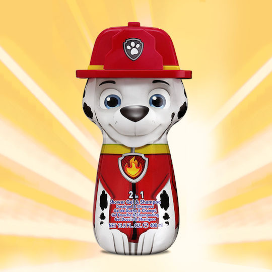 Air-Val International Παιδικό Αφρόλουτρο & Σαμπουάν Paw Patrol Marshall σε Μορφή Gel 400ml