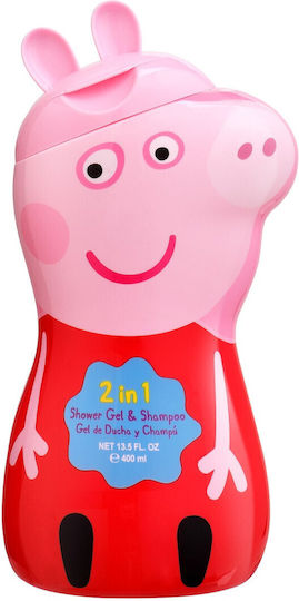 Air-Val International Παιδικό Αφρόλουτρο & Σαμπουάν Peppa Pig σε Μορφή Gel 400ml