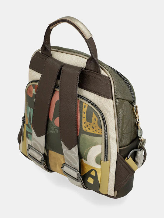 Damen Rucksack Khaki
