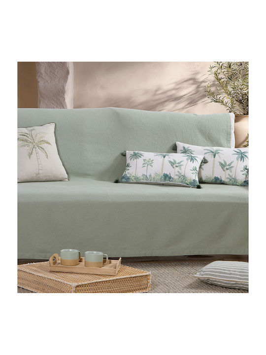 Nef-Nef Homeware Betty Sesselüberwurf 180x180cm Grün
