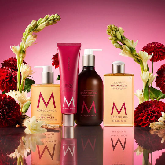 Moroccanoil Dahlia Rouge Bubble Bath Gel with Hyaluronic Acid & Woody Scent 360ml