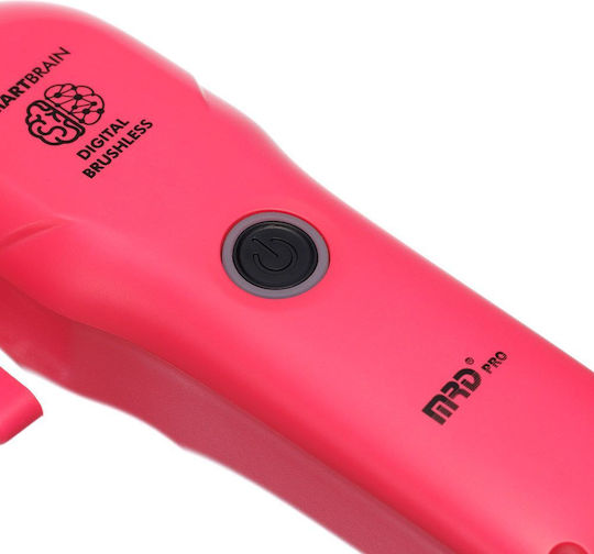 MRD Pro Smart Brain Gmt-3969st Professional Rechargeable Hair Clipper Pink mrd122