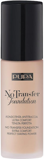Pupa No Transfer Foundation SPF15 30ml