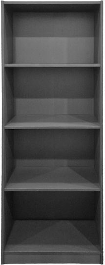 Bookcase Kendy Anthracite 60x30x167cm