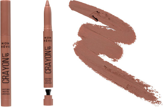 Mon Reve Lang anhaltend Bleistift Lippenstift Matt Lc06 Nutmeg 25gr
