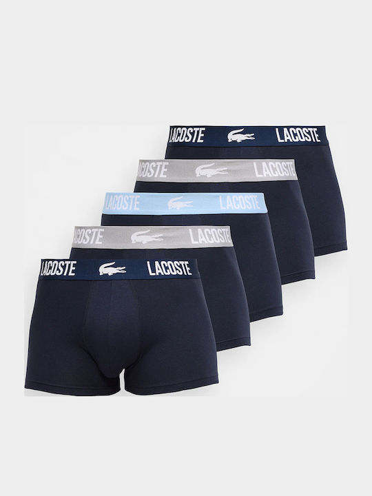 Lacoste Μποξεράκια 5Pack Navyblue