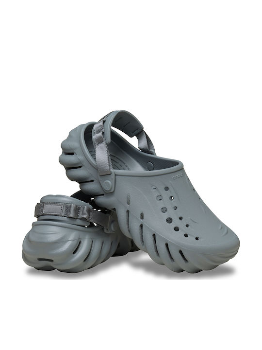 Crocs Clog Ανδρικά Σαμπό Γκρι