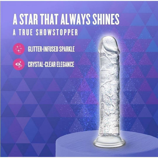 Blush Realistic Dildo With Suction Cup Transparent