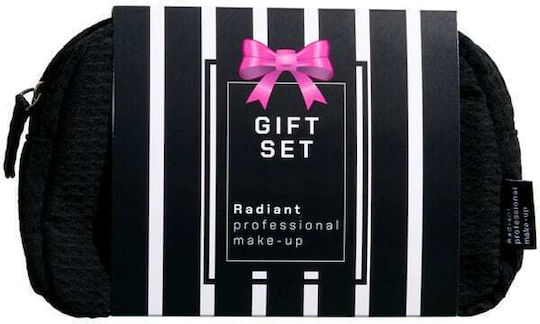 Radiant Make-up-Set mit Kosmetiktasche No.01 Black, No.20 Berry 5Stück