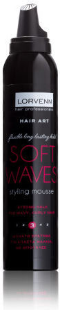 Lorvenn Soft Waves Styling Mousse Αφρο für Locken 200ml