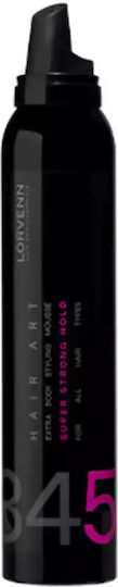 Lorvenn Extra Body Styling Mousse Αφροί Μαλλιών για Όγκο 200ml