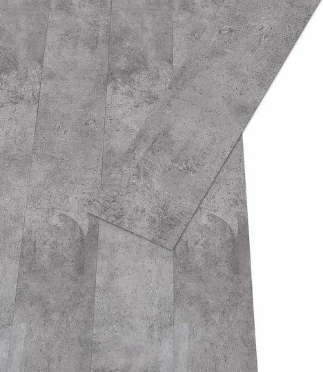vidaXL Σετ Πλαστικό Δάπεδο PVC με 36 Πλακάκια 2mm Μ91.5xΠ15εκ. Καφέ