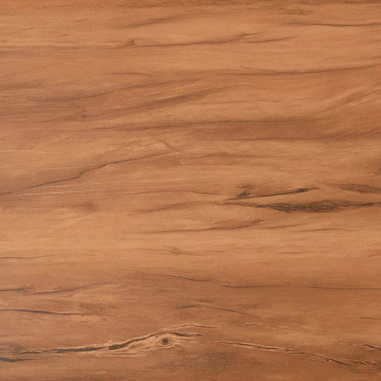 vidaXL Set Plastic Floor PVC with 18 Tiles 2mm M91.5xP15cm Brown