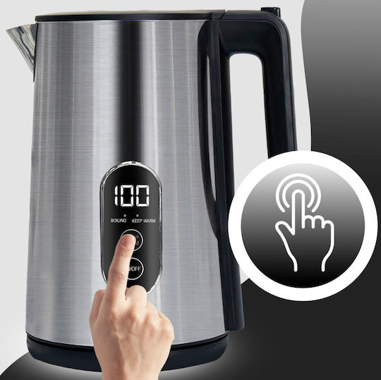 Βραστήρας 1.8lt 1800W Γκρι