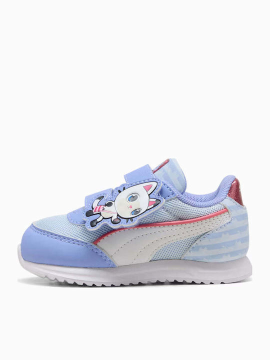 PUMA R78 Kids Sneakers with Hoop & Loop Closure Purple PUMA R78 Kids Sneakers with Hoop & Loop Closure Purple