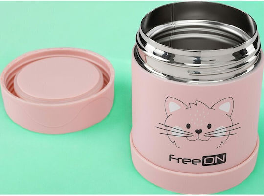 FreeOn Kitty Baby Food Thermos Stainless Steel 350ml