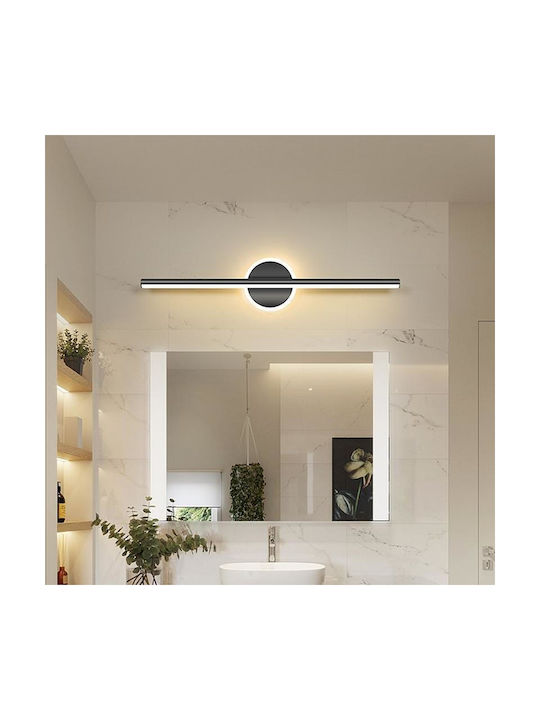 Home Lighting Φωτιστικό Τοίχου με Ενσωματωμένο LED Μαύρο 70x5x10εκ.