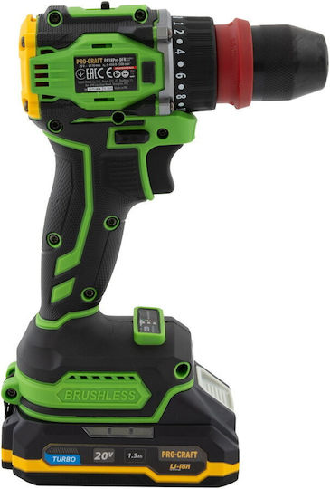 ProCraft PA18ProDFR Κατσαβίδι Μπαταρίας Brushless 20V