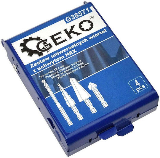 Universal Drill Bits Set Hex Handle 4pcs 50
