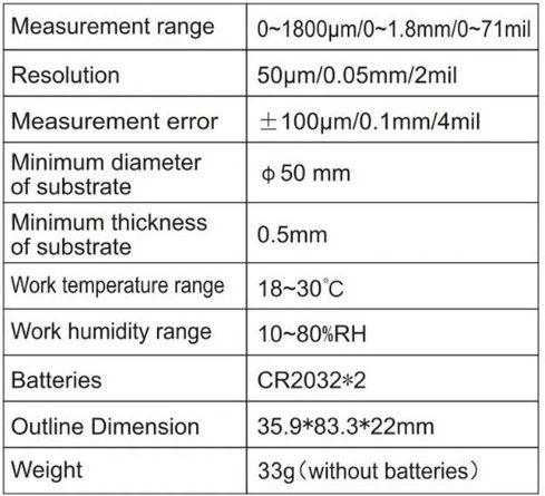 Yunombo Ynb-100s Thickness Gauge Fe+zn Car Coating Thickness Gauge YNB-100