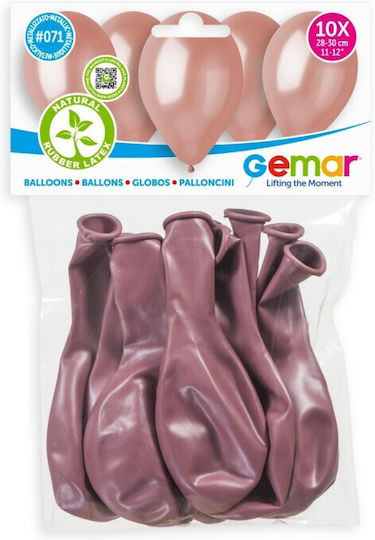 Roségoldene Latexballons 10 Stück