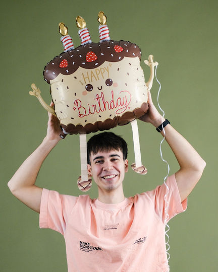28" Μπαλόνι Happy Birthday Pet Walker