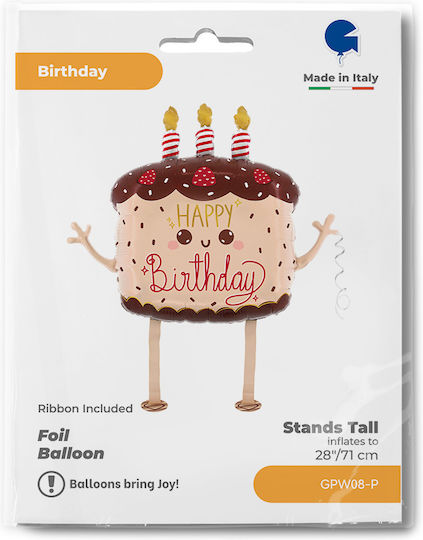 28" Μπαλόνι Happy Birthday Pet Walker