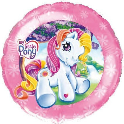 Μπαλόνι Στρογγυλό My Little Pony Foil Ροζ 18 Little Pony 46εκ.