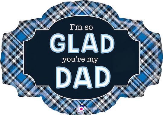 25" Μπαλόνι Father's Day Καρό