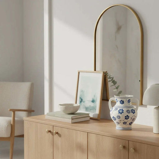 Phos & Gaia Decorative Porcelain Vase Angus White