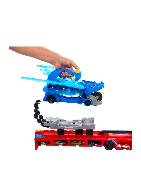 Lumânare De Paște Cu Jucărie Ultimate Dual Dragon Transporter Camion Pentru 4+ Ani Hot Wheels