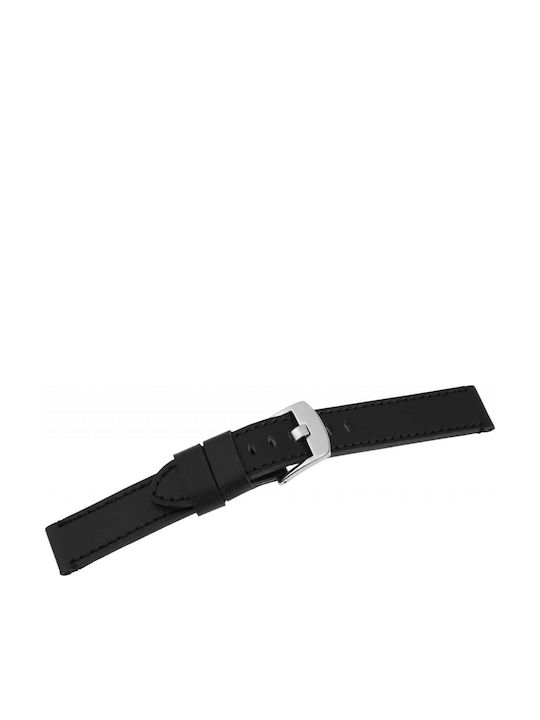Steinmeister Lederriemen Schwarz 24mm