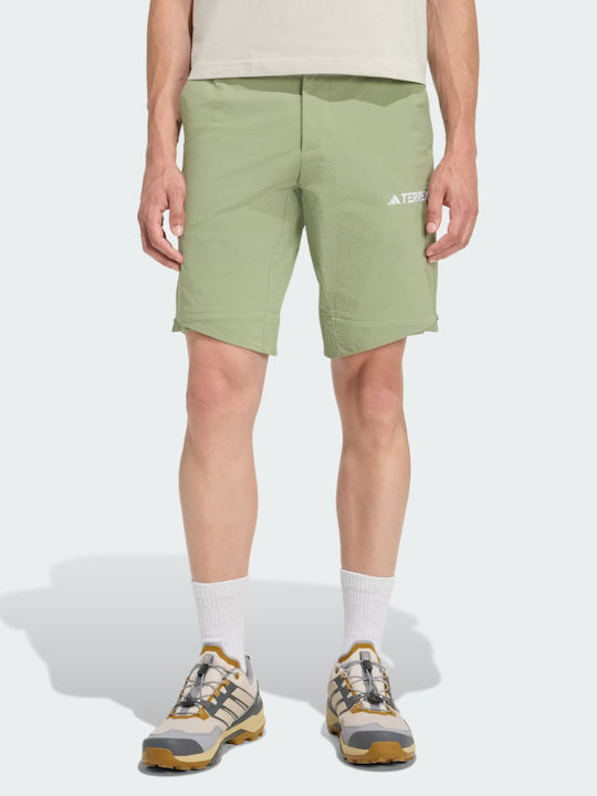 adidas Tex Ανδρικό Μακρύ Παντελόνι Πεζοπορίας Πράσινο