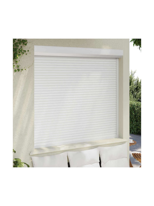 vidaXL Παντζούρι Ρολό Αλουμινίου Π160xΥ150cm