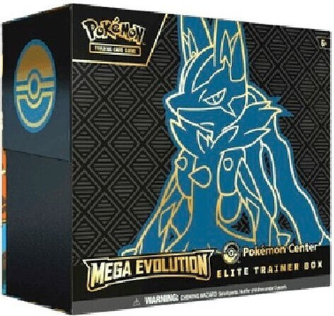 Pokemon Mega Evolution Lucario Elite Trainer Box Deck